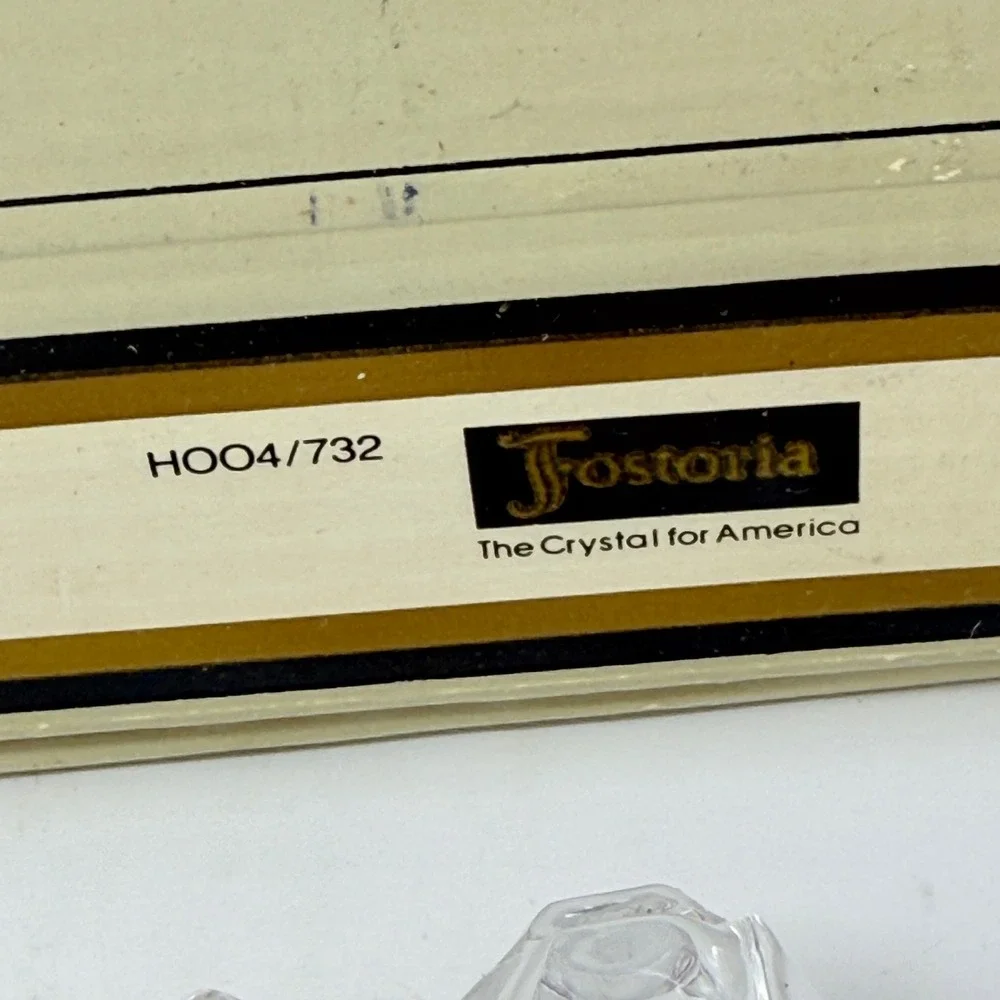 Fostoria Cake Knife Lead Crystal Handle Stainless Steel Blade Size‎ 13 1/4